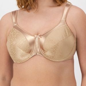 NWOT BALI Satin Tracings Underwire Minimizer Bra